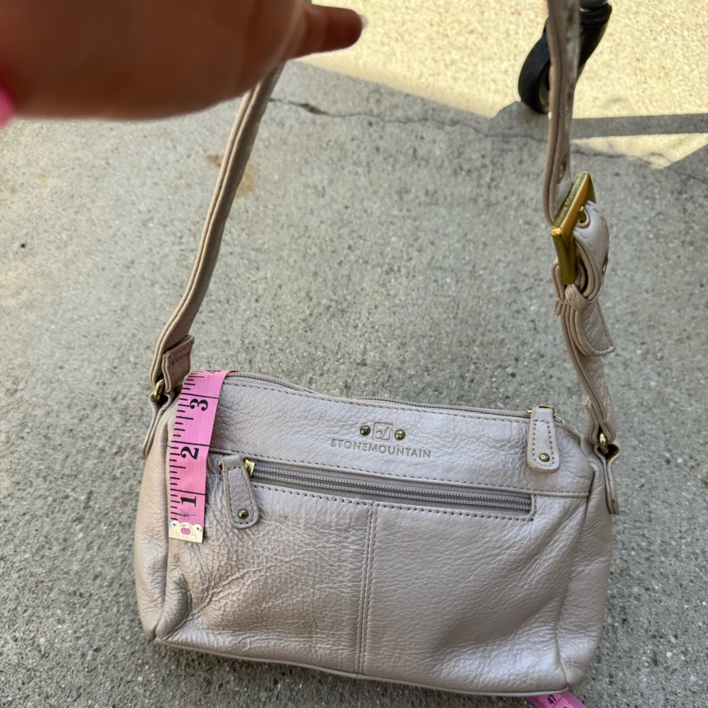 Multiple Pocket Silver Mini Bag - image 5